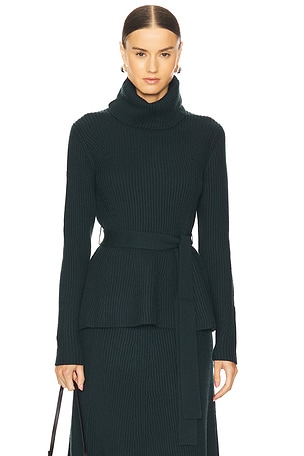 Story 1 Peplum Rib SweaterZimmermann$650