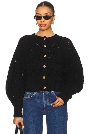 Hypnotic Cable Knit Cardigan Zimmermann