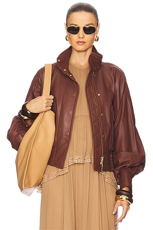 Leather Biker Jacket Zimmermann