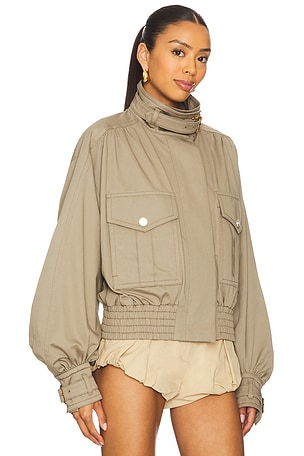 Zimmermann BLOUSON MOTARD en Olive