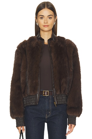 Valiant Faux Fur Jacket Zimmermann