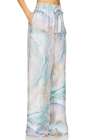 Zimmermann Illuminate Track Pant in Blue