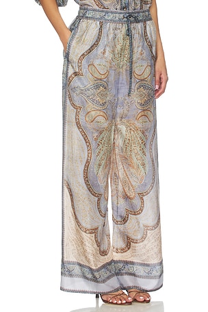 Zimmermann Wanderlust Relaxed Pant in Blush