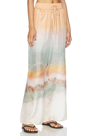 Zimmermann Daylight Relaxed Pant in Peach