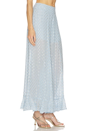 Zimmermann Daylight Culotte Pant in Baby Blue. Size 3 / L. Also