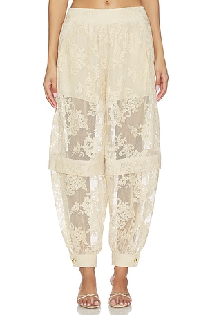 Luna Lace Harem Pant Zimmermann