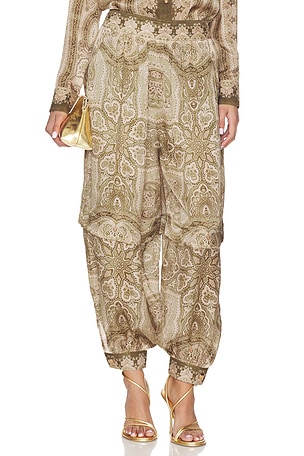 Luna Satin Harem Pant Zimmermann