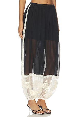 Zimmermann Roselight Harem Pant in Black