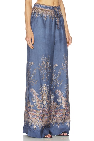 Zimmermann Valiant Track Pant in Blue