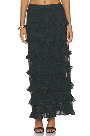 Valiant Frill Maxi Skirt Zimmermann