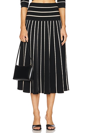 Crush Stripe Midi Skirt Zimmermann