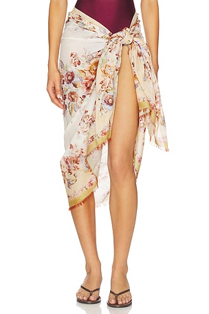 Printed Cotton Pareo Zimmermann