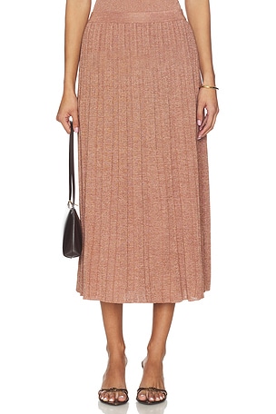 Wanderlust Metallic Midi Skirt Zimmermann