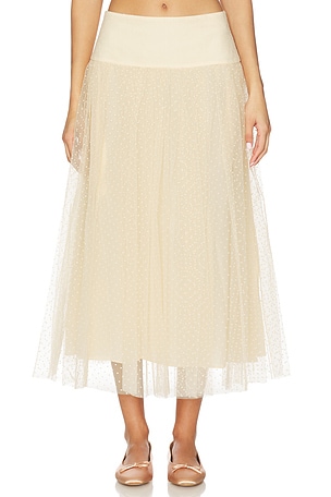 Tulle Dot Midi Skirt Zimmermann