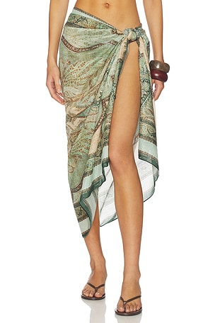 Printed Cotton Pareo Zimmermann