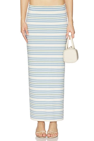 Multicolour Stripe Midi Skirt Zimmermann