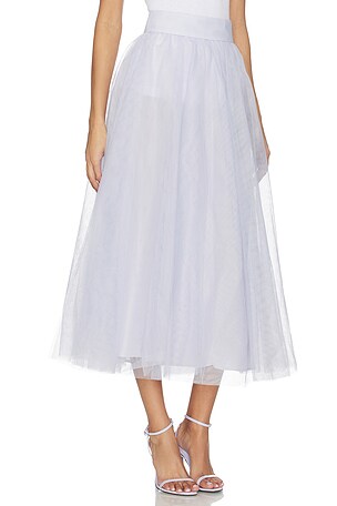 Zimmermann Tulle Midi Skirt in Purple. Size 0 / XS. Also