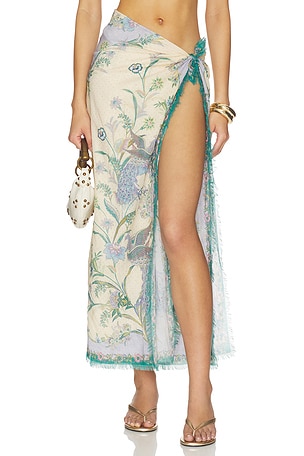 Printed Cotton Pareo Zimmermann