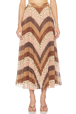 Sunray Pleated Skirt Zimmermann