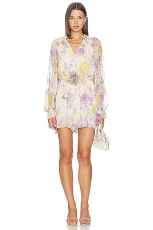Luna Ruffle Playsuit Zimmermann