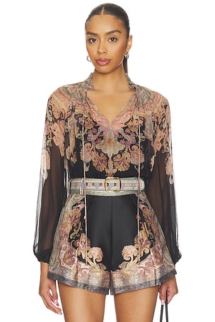 Petite Illustration Billow Blouse Zimmermann