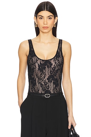 Lace Scoop Body Suit Zimmermann