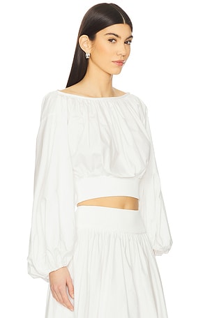 Zimmermann Poplin Bodice in Ivory