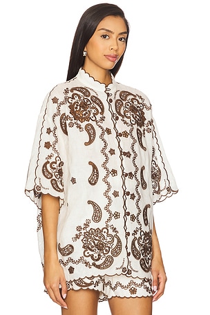 Ascension Embroidered Shirt Zimmermann