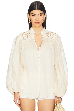 Coco Embroidered Blouse Zimmermann