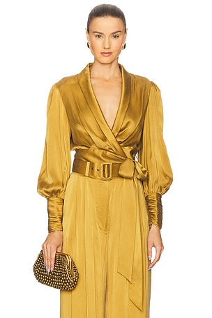 Silk Wrap Top Zimmermann