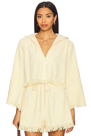 Coco Towelling Hooded Top Zimmermann