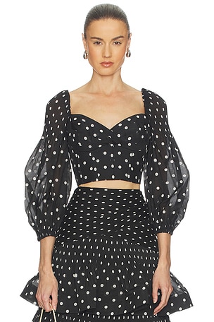 Pleated Draped Bodice Zimmermann