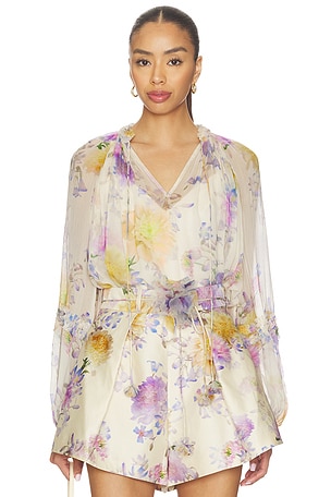 Luna Ruffle Billow Blouse Zimmermann