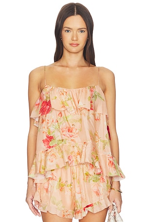 Roselight Frill Cami Top Zimmermann