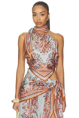 Aster Scarf Bodice Top Zimmermann