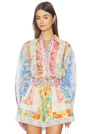 Solstice Spliced Shirt Zimmermann