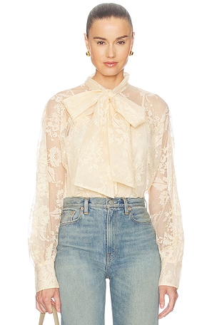 Valiant Lace Pussybow Blouse Zimmermann