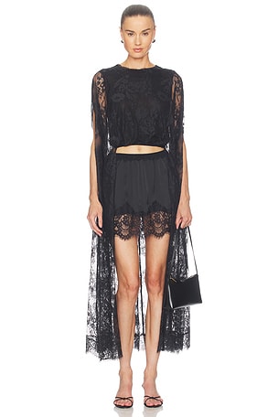 Valiant Lace Caped Top Zimmermann