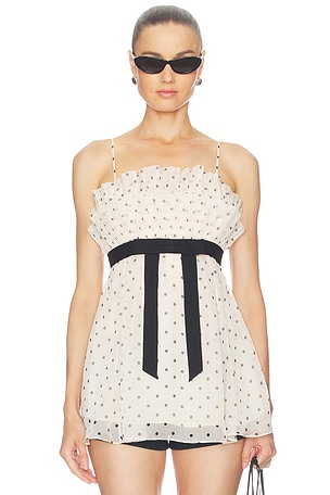 Pleated Frill Cami Top Zimmermann