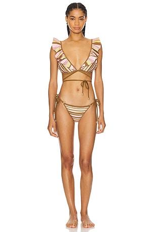 Golden Wrap Bikini Zimmermann