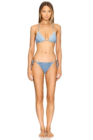 Tallow Denim Bikini Zimmermann