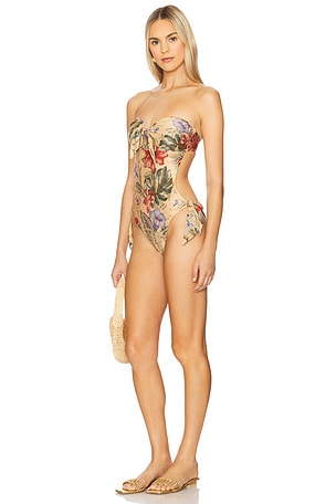 Coco Scarf Tie One Piece Swimsuit Zimmermann