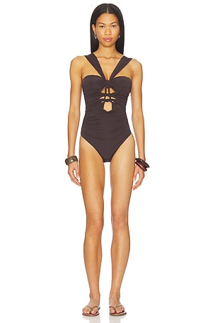 Daylight Knot Detail One Piece Swimsuit Zimmermann