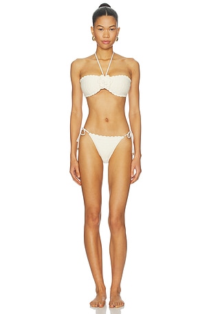 Awaken Crochet Flower Bikini Set Zimmermann