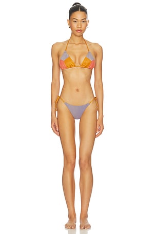 Indra Metallic Spliced Bikini Zimmermann