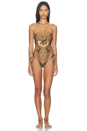 Mahon Scarf Tie One Piece Zimmermann