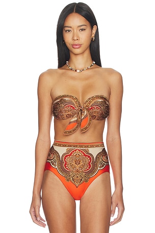 Mahon Scarf Tie Bikini Top Zimmermann