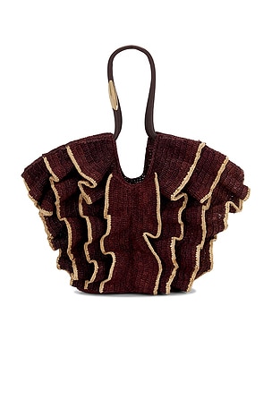 Goldentime Medium Ruffle Tote Zimmermann
