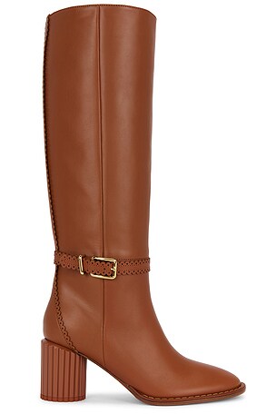 PAIGE Women's Lillian Pointed Toe Block Heel Tall Boots
