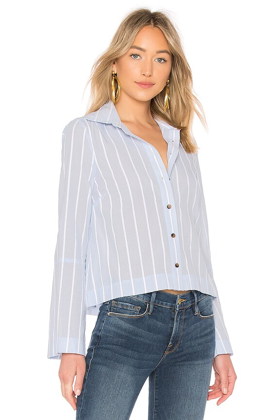 view 2 of 4 Button Down Shirt in Pale Blue